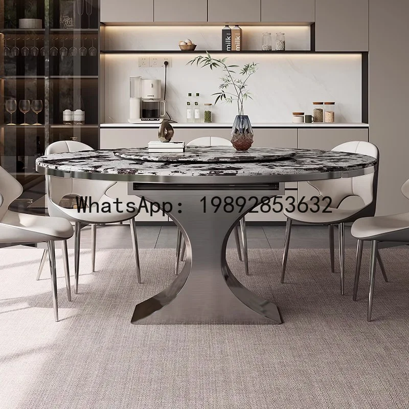Tables - H5.18 extendable marble dining table -