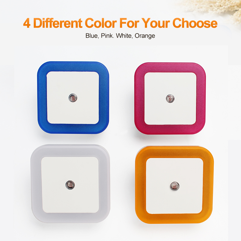 Floating Nightstand With Led Light - LED Night Light Mini Light Sensor