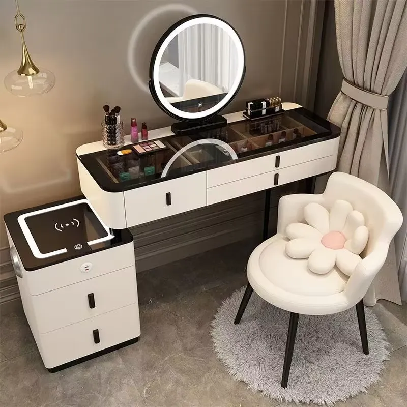 Dressing Table Vanity With Lighted Mirror - Modern Bedroom Furniture Dressing Table Makeup