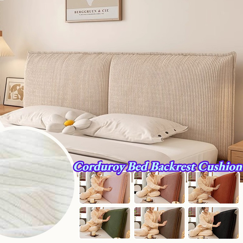 Corduroy Bed Backrest Cushion  - Headboard Cushion Backrest Tatami 评论和价格