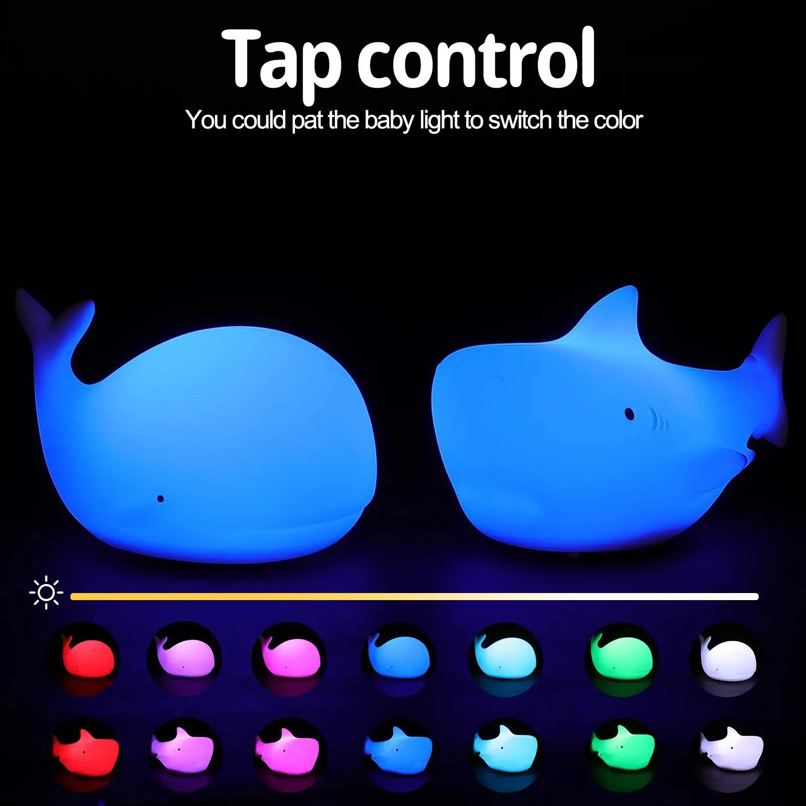 LED Night Light Cute Whale Car - Floating Nightstand With Led Light 评论和价格