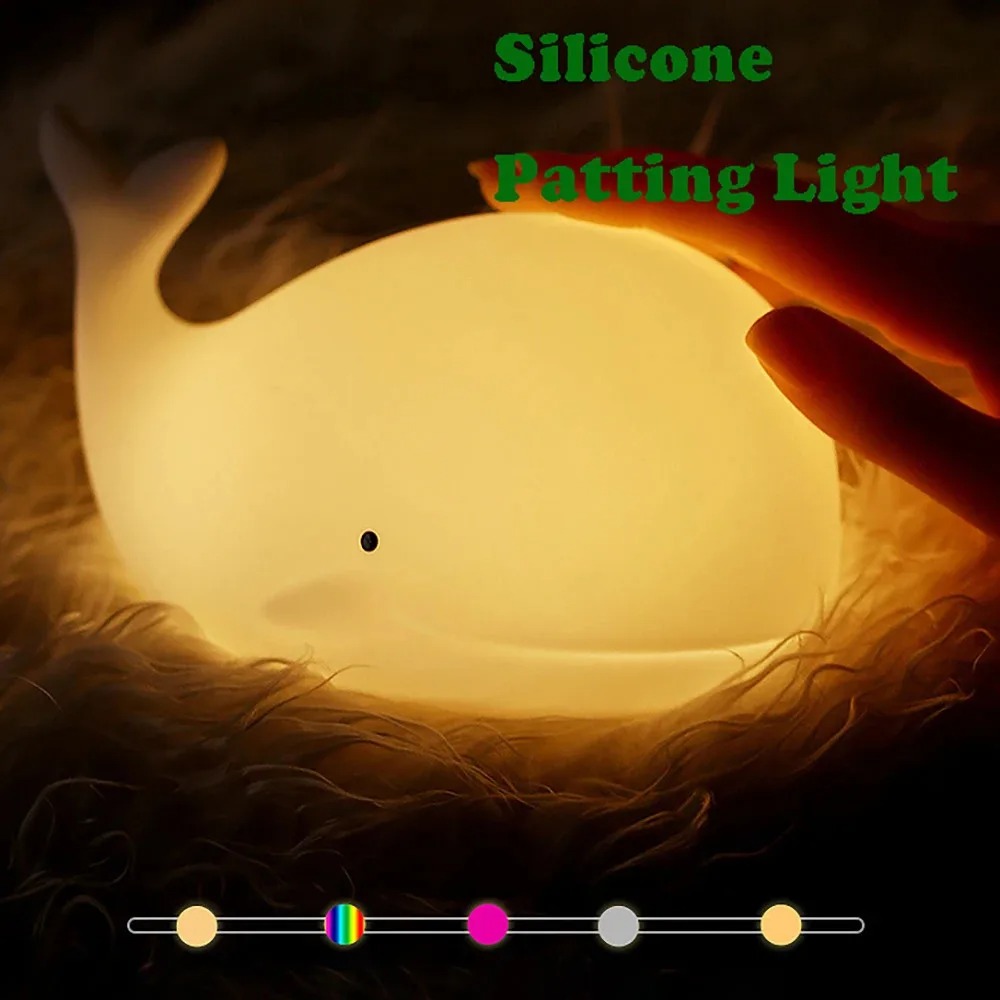 LED Night Light Cute Whale Car - Floating Nightstand With Led Light 评论和价格