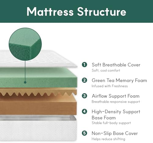 Queen Mattress, 10 Inch Queen  - Memory Foam Mattress In A Box Queen 评论和价格