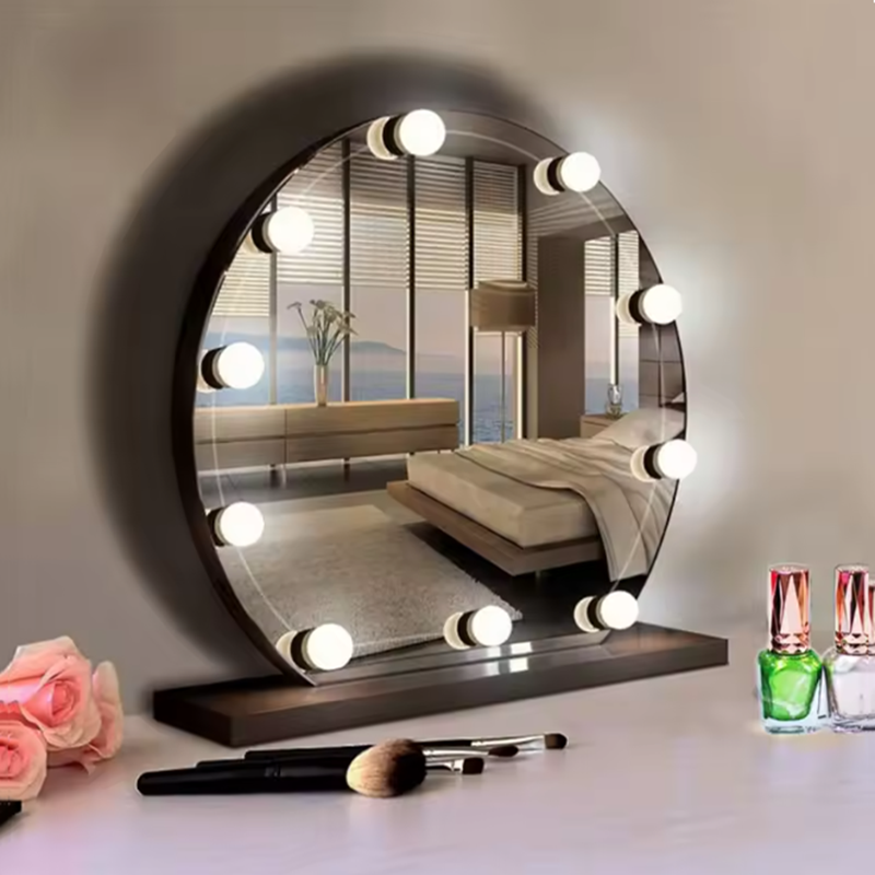 USB LED Hollywood Vanity Lamp  - Dressing Table Vanity With Lighted Mirror 评论和价格