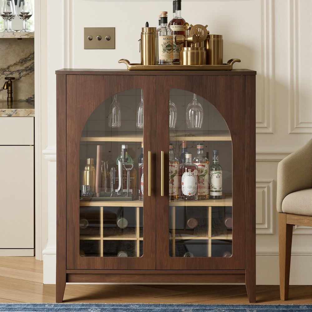 Tall Storage Cabinet Fluted Pa - Storage 评论和价格