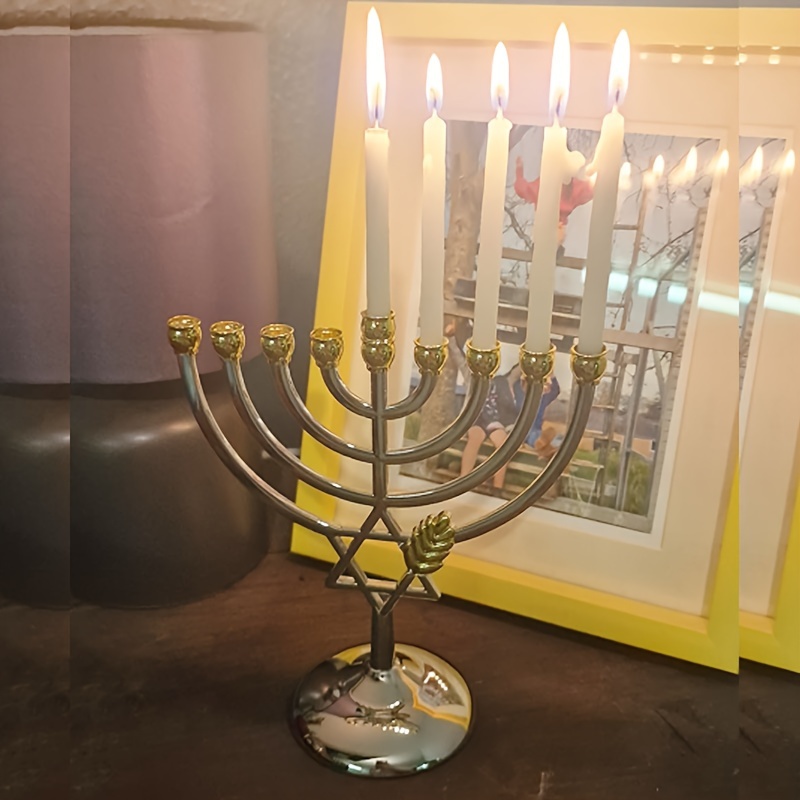 Hanukkah Menorah 9 Branch Cand - Tables 评论和价格