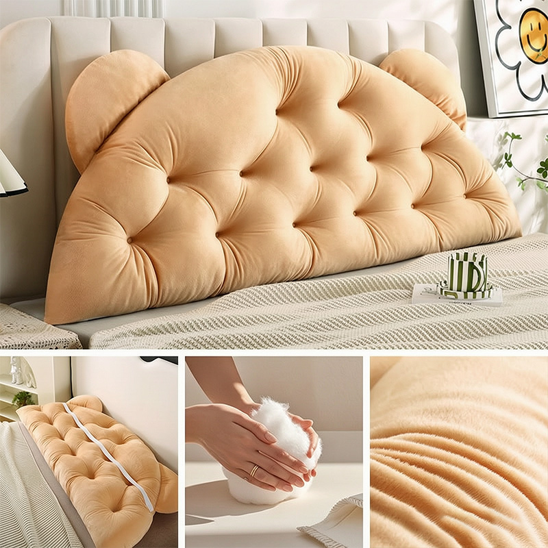 Bear Ear Headboard Backrest Cu - Headboard Cushion Backrest Tatami 评论和价格