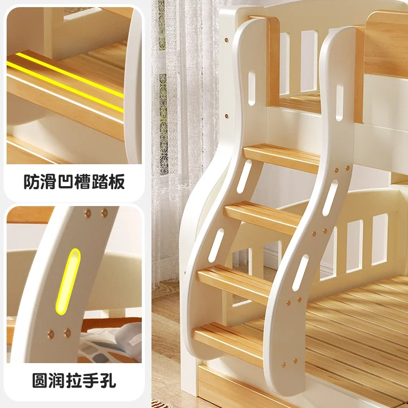 Loft Double Bed With Stairs Fr - King Size Bed Frame With Storage Drawers 评论和价格