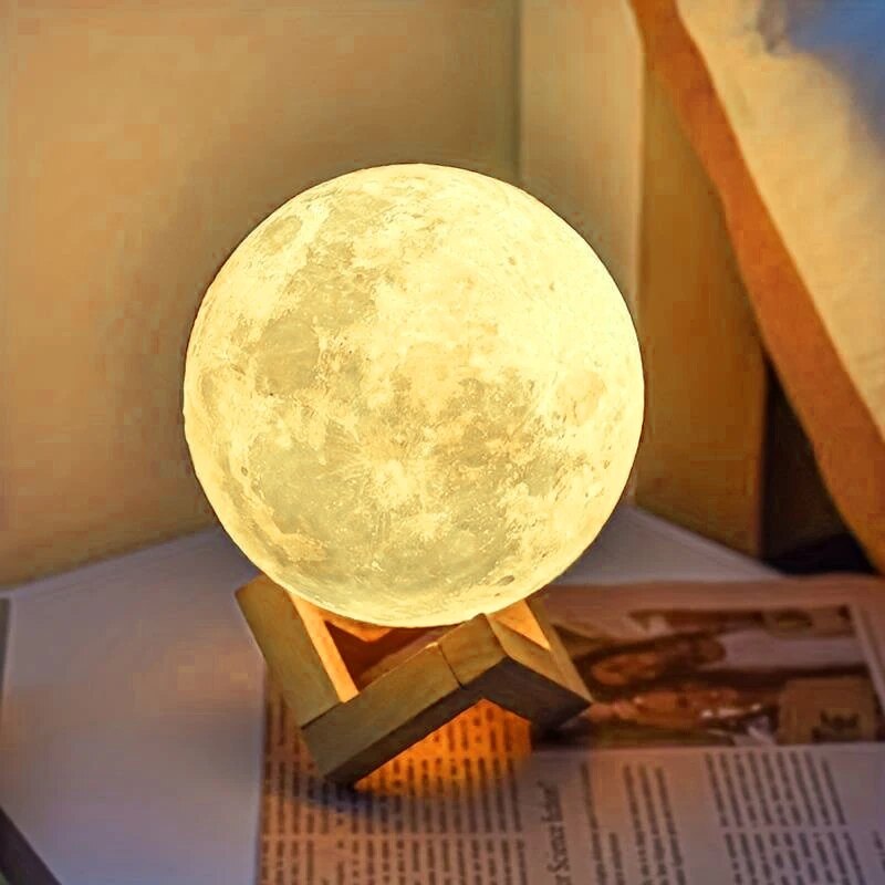 1 LED Moon Light Galaxy Light, - Floating Nightstand With Led Light 评论和价格