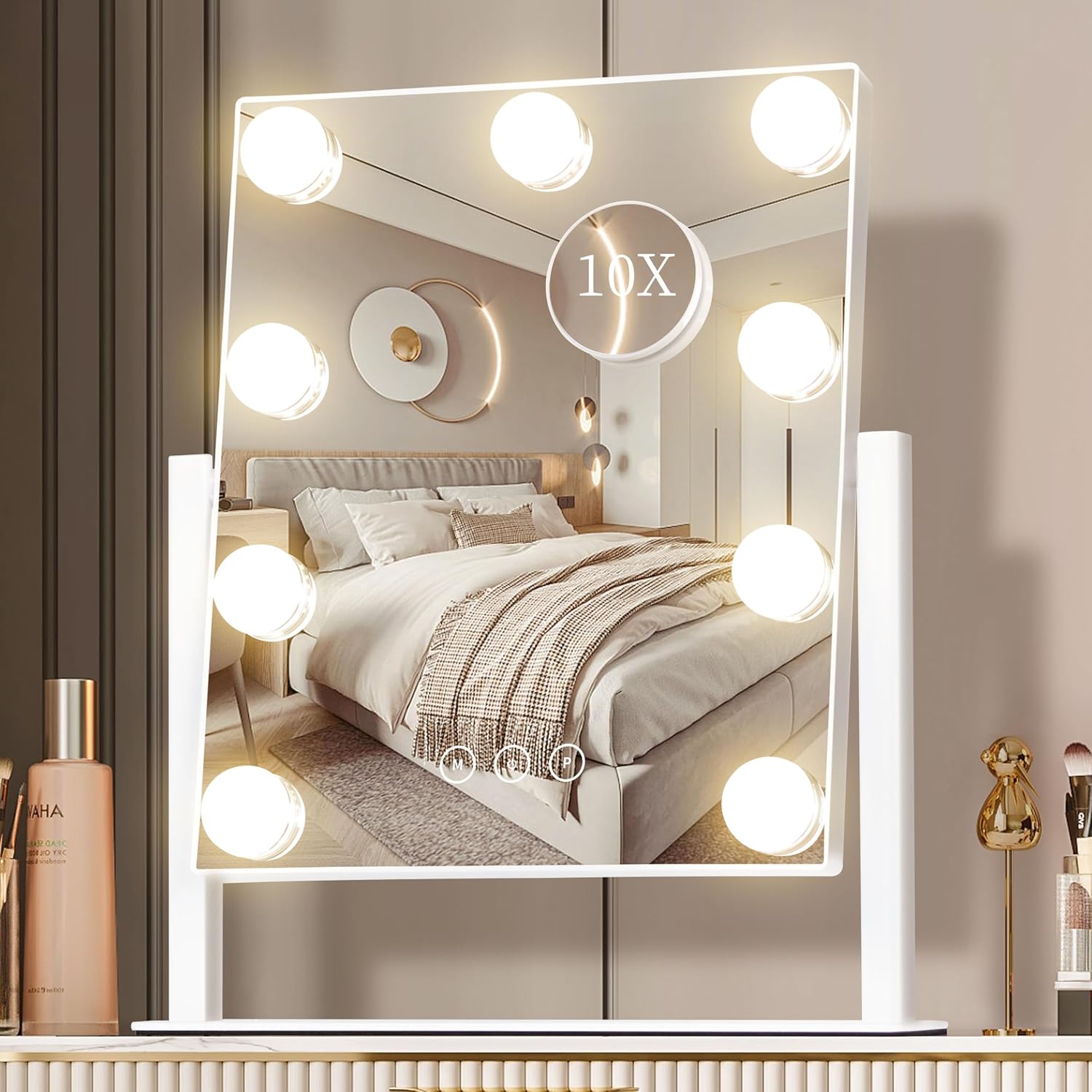Vanity Mirror Lights Hollywood - Dressing Table Vanity With Lighted Mirror 评论和价格