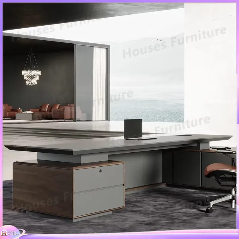 Luxury Executive Desk Solid Wo - Office Furniture 评论和价格