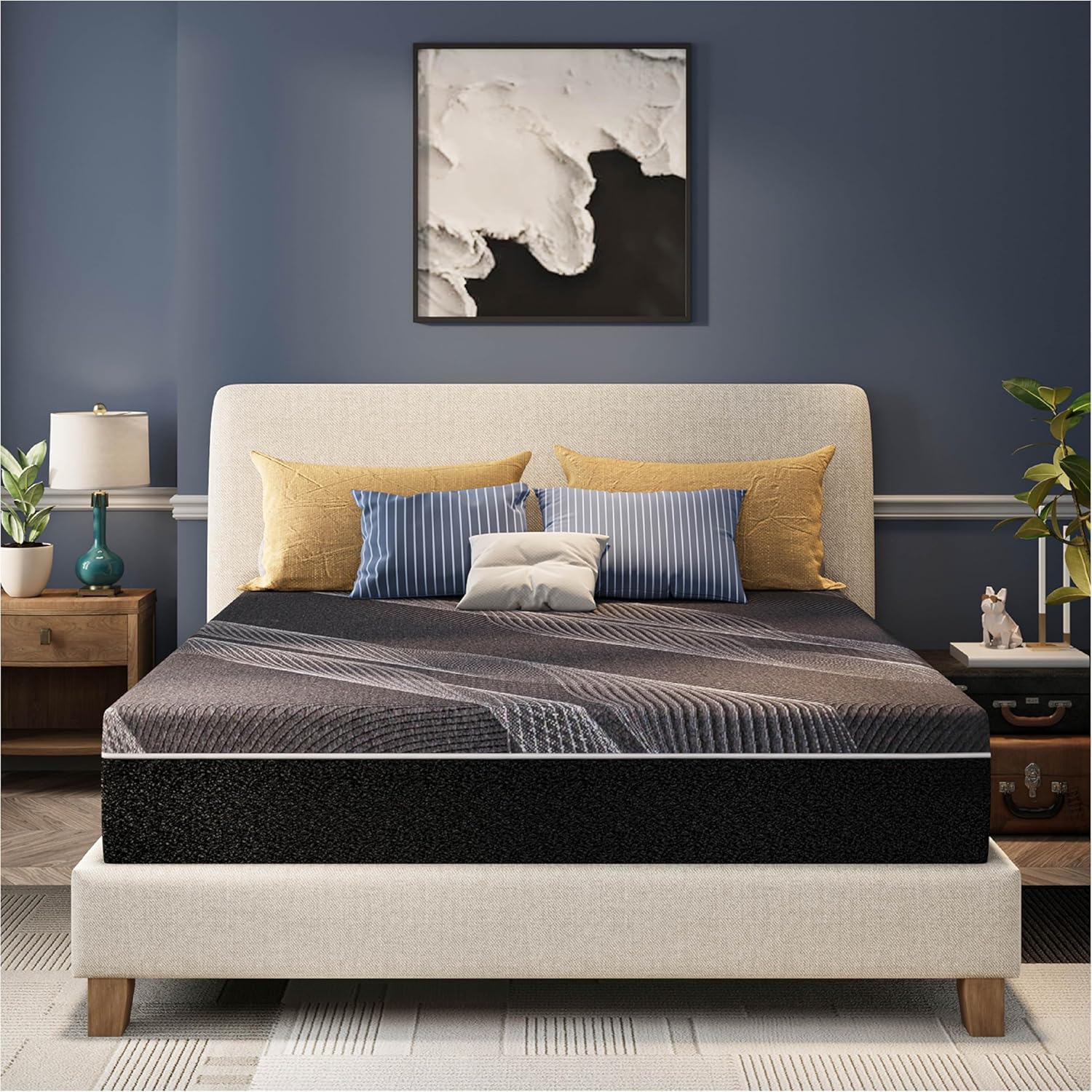 12 Inch Queen Mattress, Bamboo - Memory Foam Mattress In A Box Queen 评论和价格