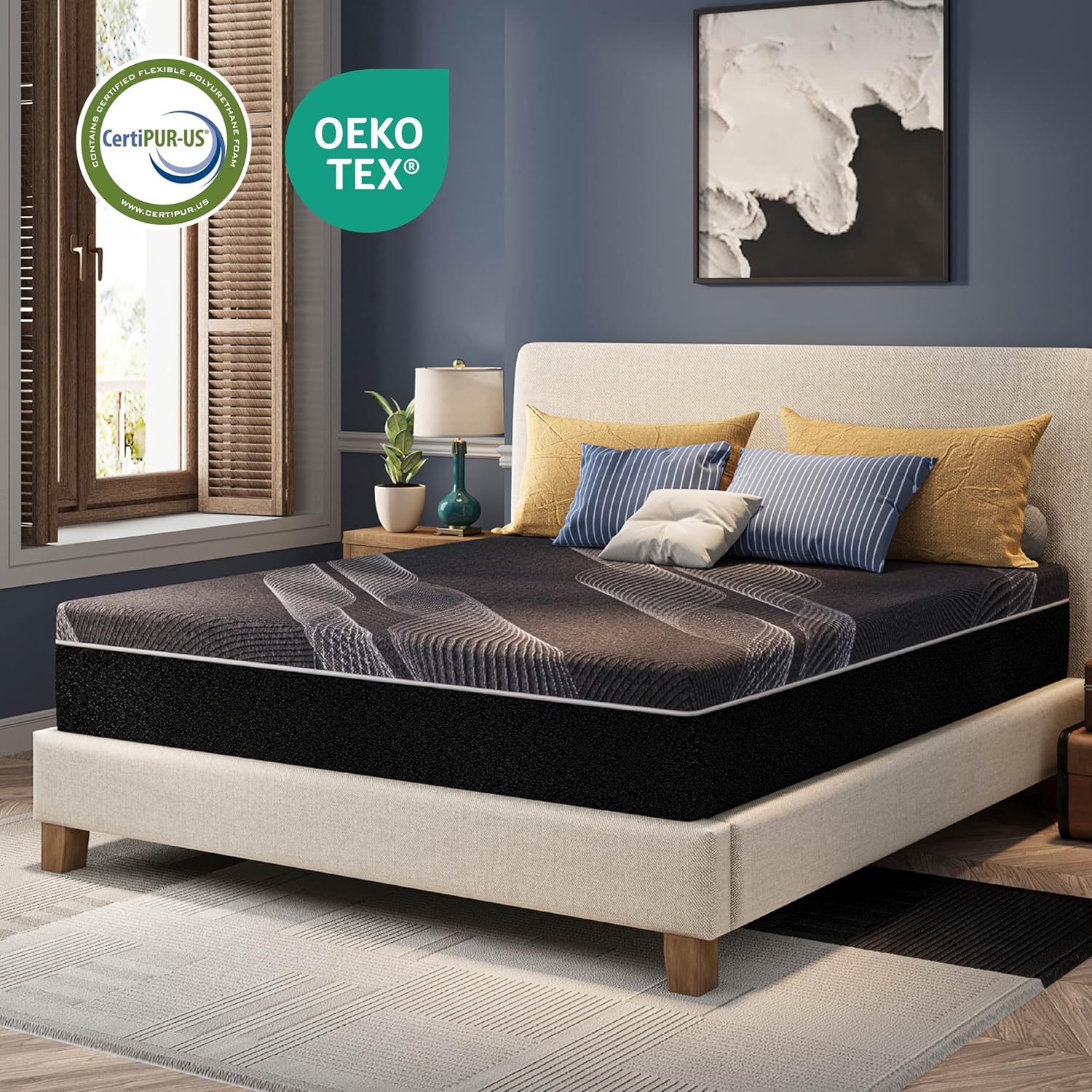 12 Inch Queen Mattress, Bamboo - Memory Foam Mattress In A Box Queen 评论和价格