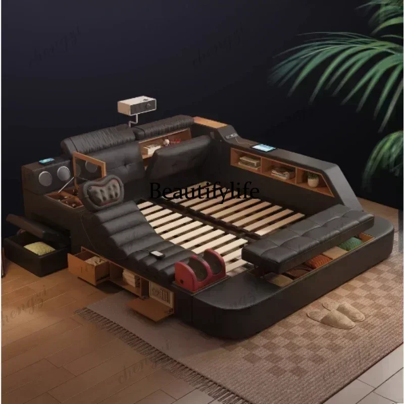A182 Black King Size Frame Dou - King Size Bed Frame With Storage Drawers 评论和价格