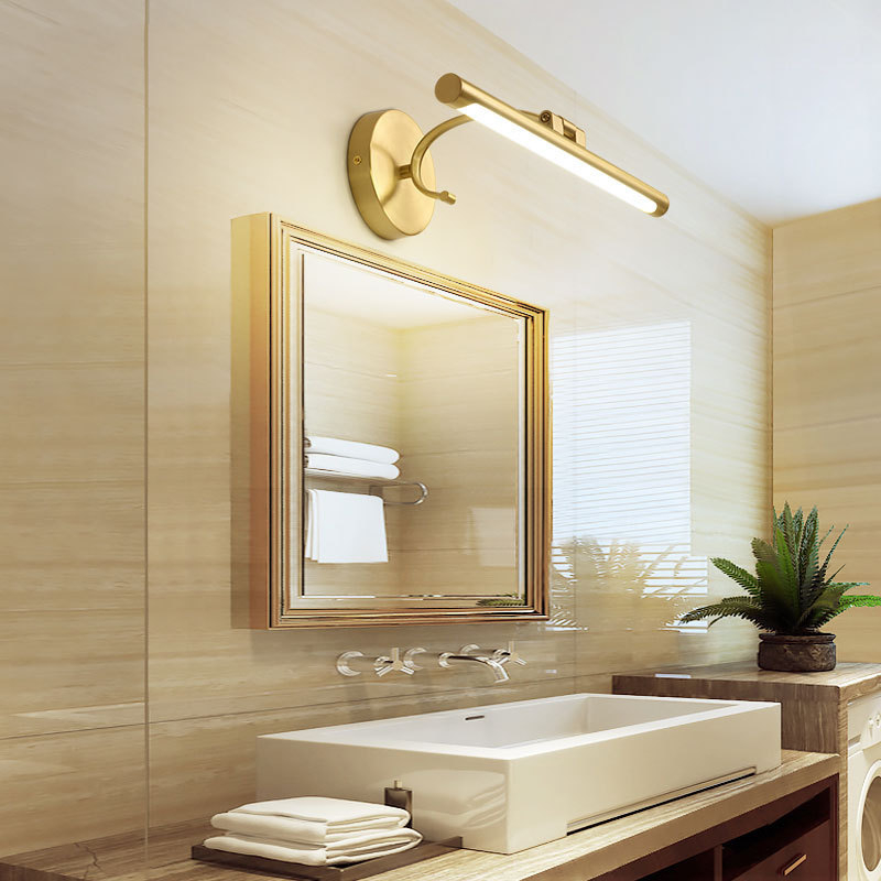 All-copper Bathroom Vanity Mir - Dressing Table Vanity With Lighted Mirror 评论和价格