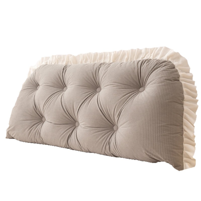 Ruffled Headboard Pillow Lumba - Headboard Cushion Backrest Tatami 评论和价格