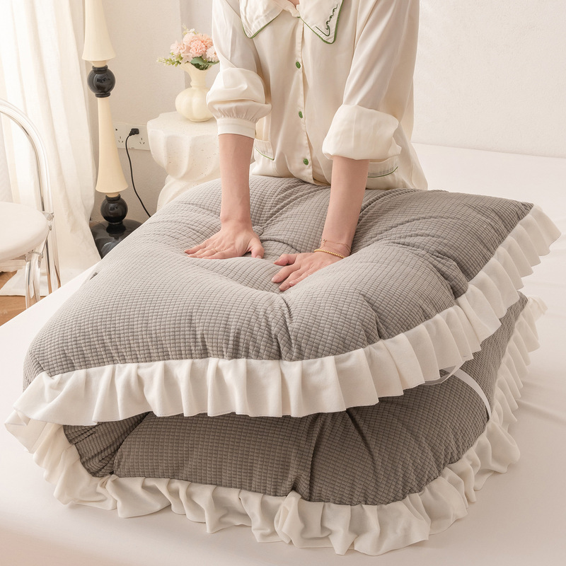 Ruffled Headboard Pillow Lumba - Headboard Cushion Backrest Tatami 评论和价格