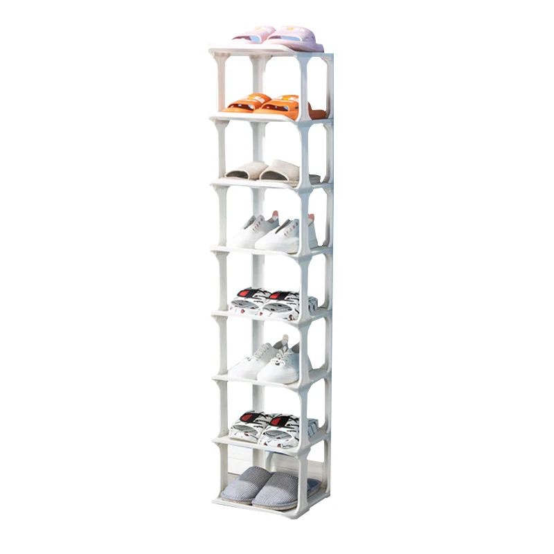 Multi-layer Plastic Shoe Rack  - Shoe Rack Cabinet Narrow Entryway 评论和价格