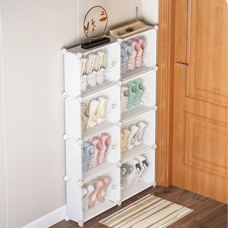 ‌No Drill Over Door Shoe Rack  - Shoe Rack Cabinet Narrow Entryway 评论和价格