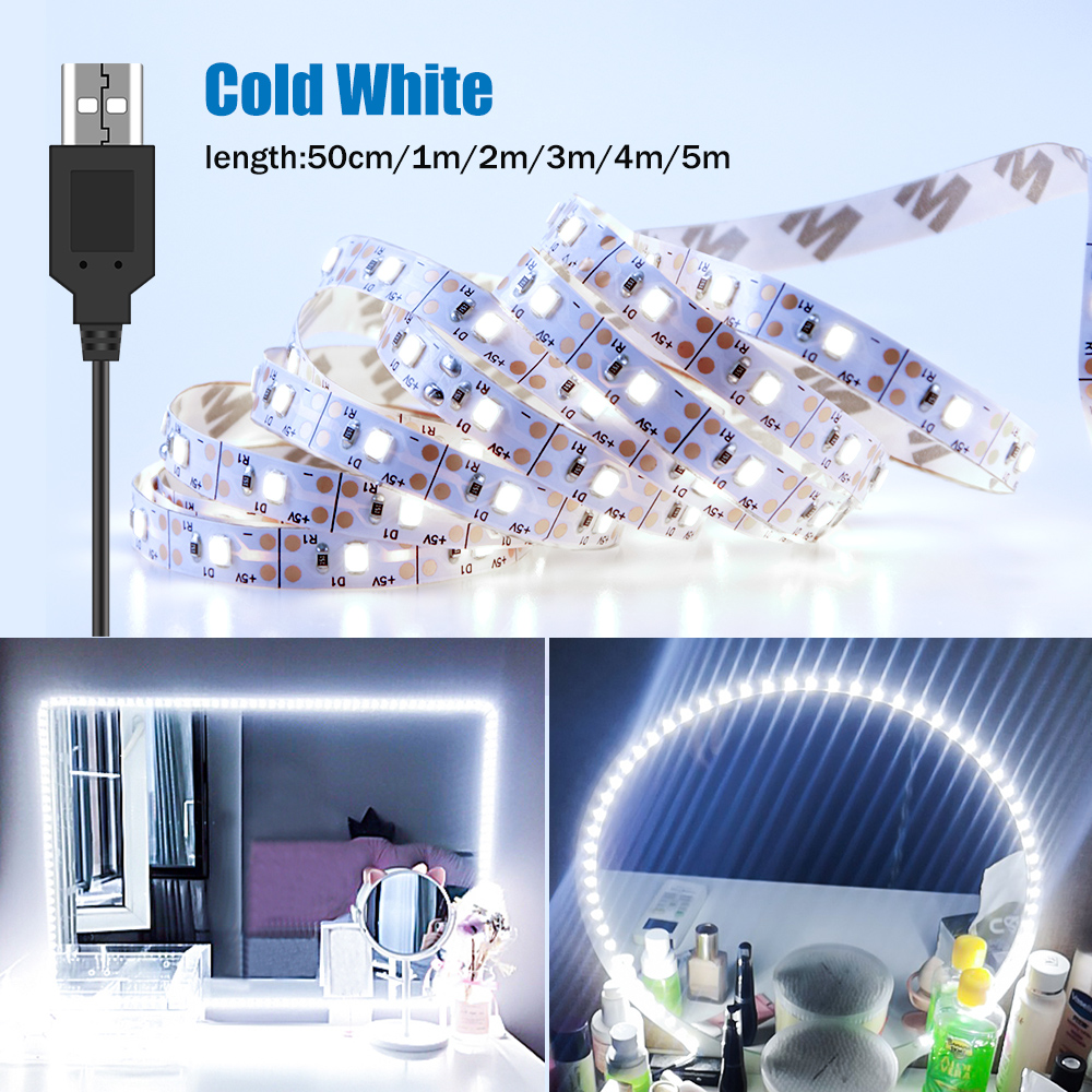 DC5V LED Makeup Mirror Light S - Dressing Table Vanity With Lighted Mirror 评论和价格