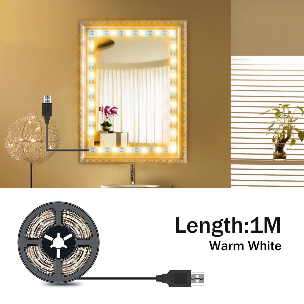 DC5V LED Makeup Mirror Light S - Dressing Table Vanity With Lighted Mirror 评论和价格