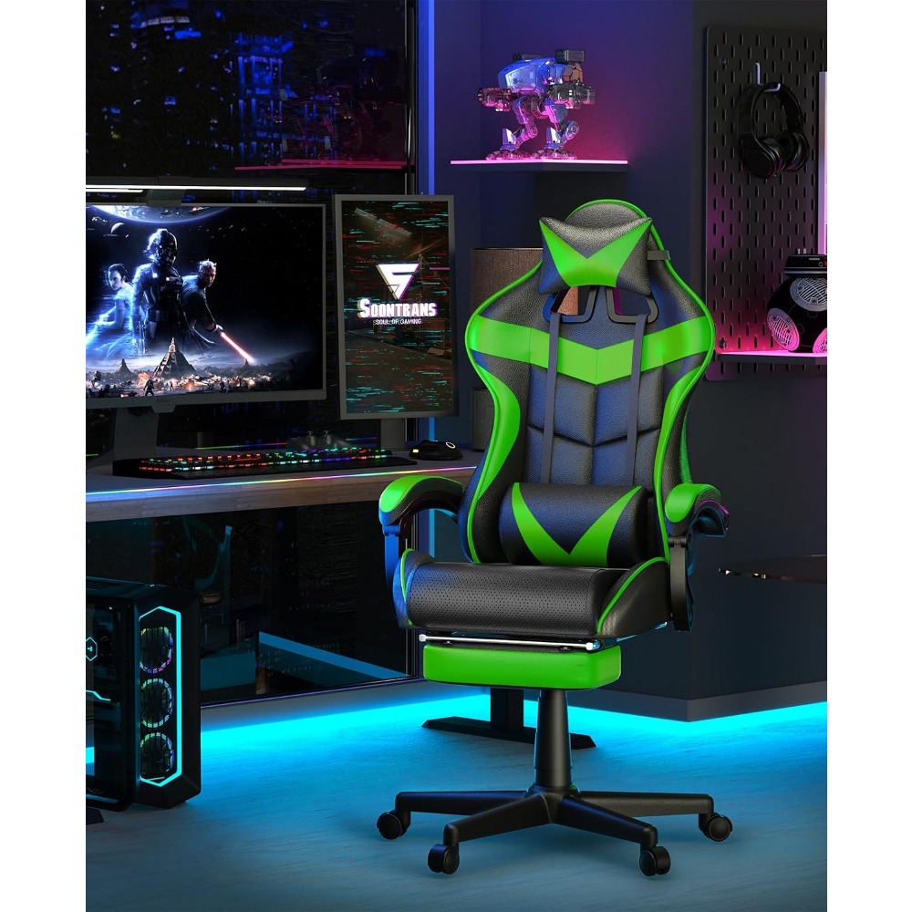 Ergonomic Gaming Chair with Fo - Sofas 评论和价格