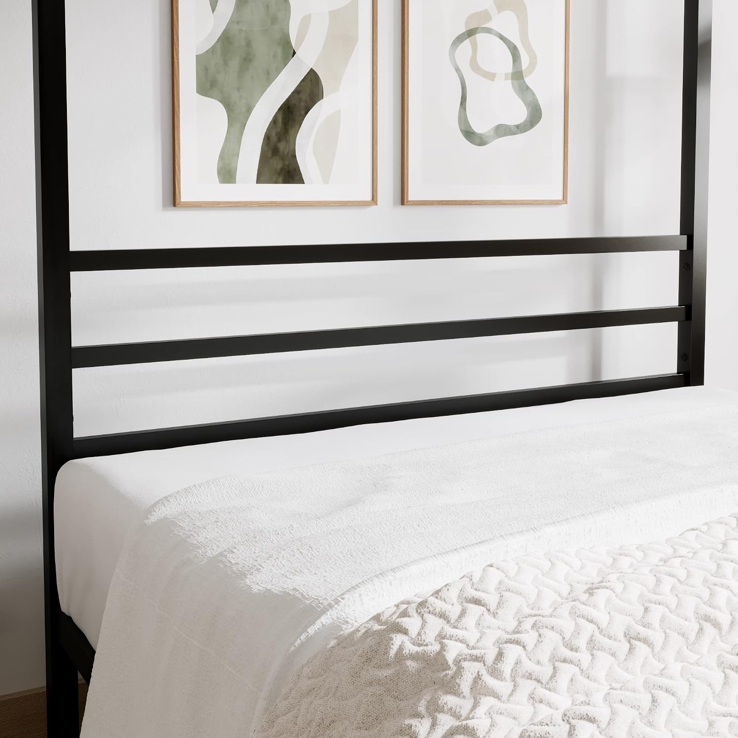 Queen Metal Canopy Bed Frame H - Canopy Bed Frame Metal Queen 评论和价格