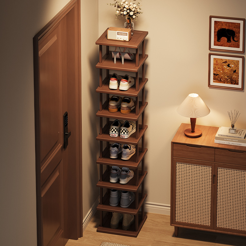 Modern Doorway Shoe Rack Home  - Shoe Rack Cabinet Narrow Entryway 评论和价格