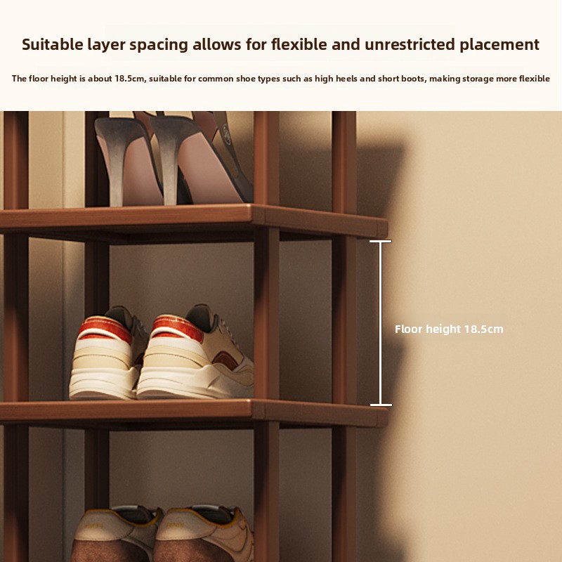 Modern Doorway Shoe Rack Home  - Shoe Rack Cabinet Narrow Entryway 评论和价格