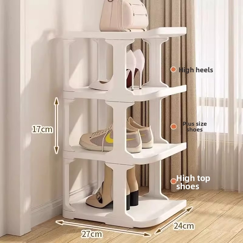 Vertical Narrow Gap Shoe Rack  - Shoe Rack Cabinet Narrow Entryway 评论和价格