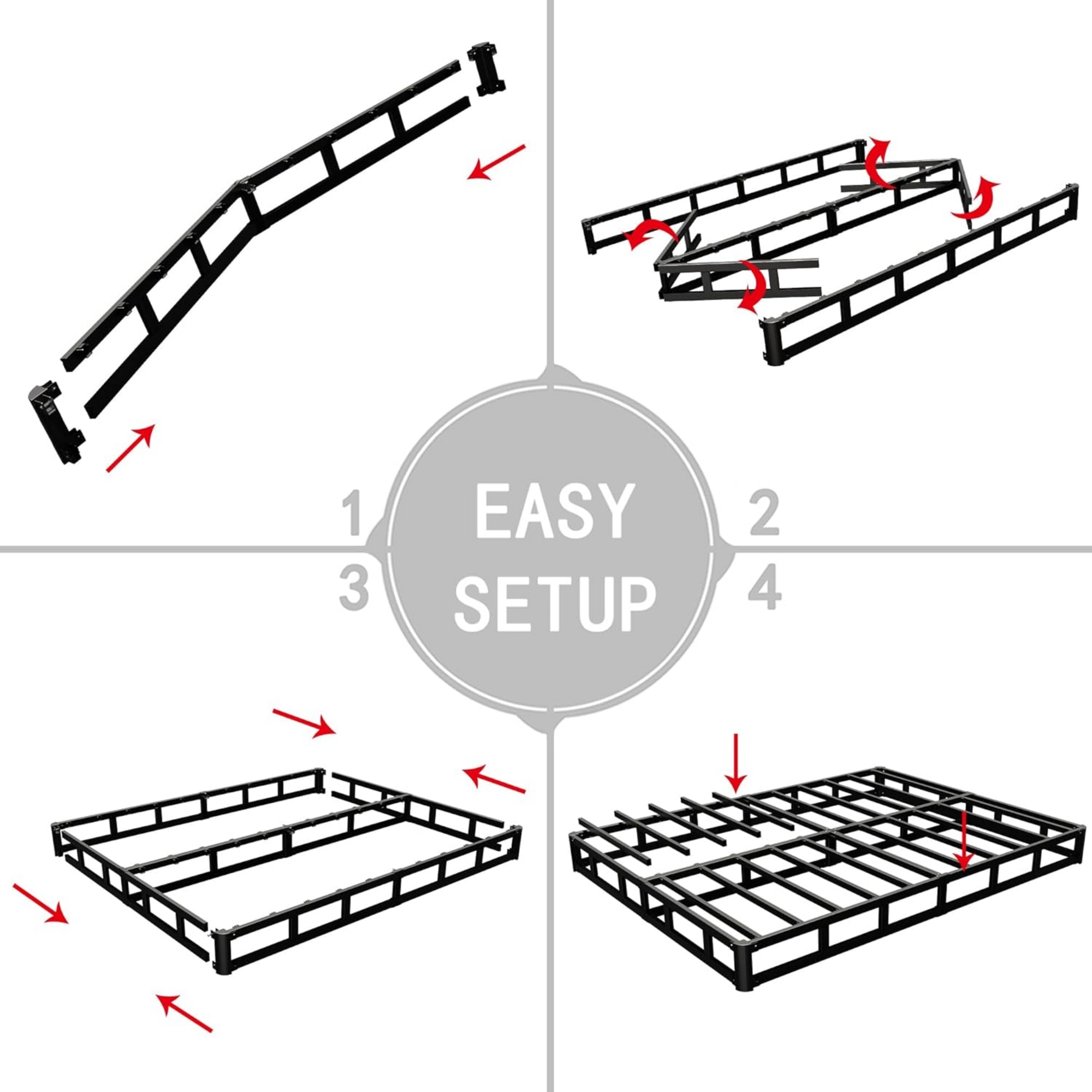 Low Profile Box Spring Queen S - Memory Foam Mattress In A Box Queen 评论和价格