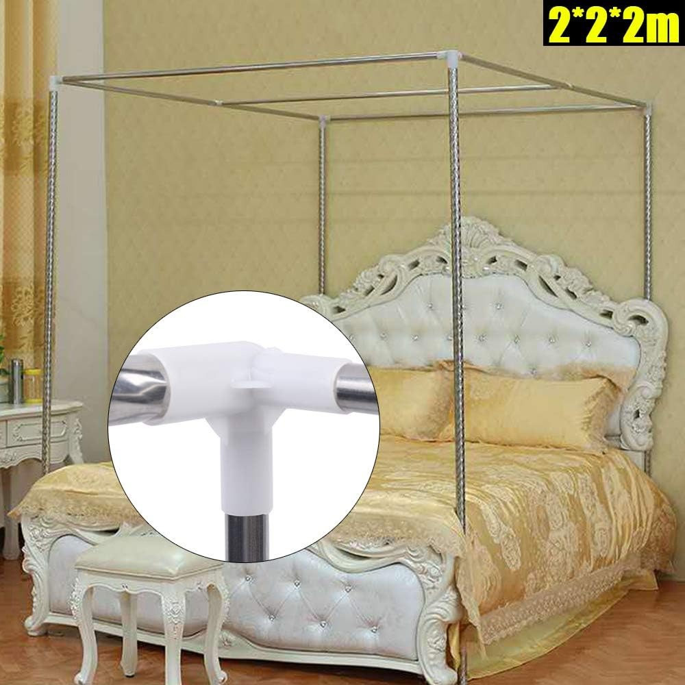 Stainless Steel Canopy Bed Fra - Canopy Bed Frame Metal Queen 评论和价格