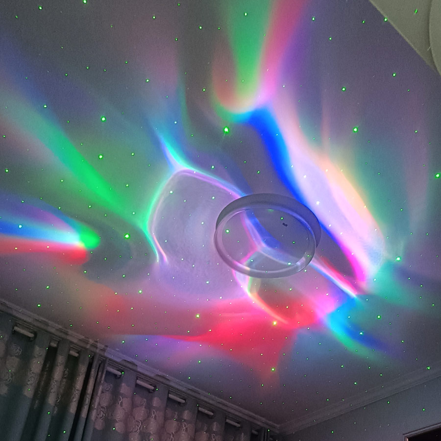 SA204 RGB LED Motive Aurora Pr - Floating Nightstand With Led Light 评论和价格