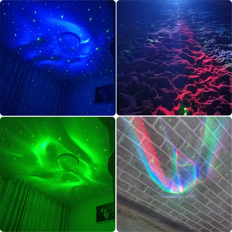SA204 RGB LED Motive Aurora Pr - Floating Nightstand With Led Light 评论和价格