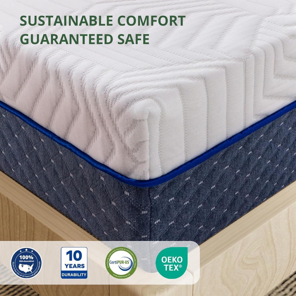 14 Inch Queen Size Gel Memory  - Memory Foam Mattress In A Box Queen 评论和价格