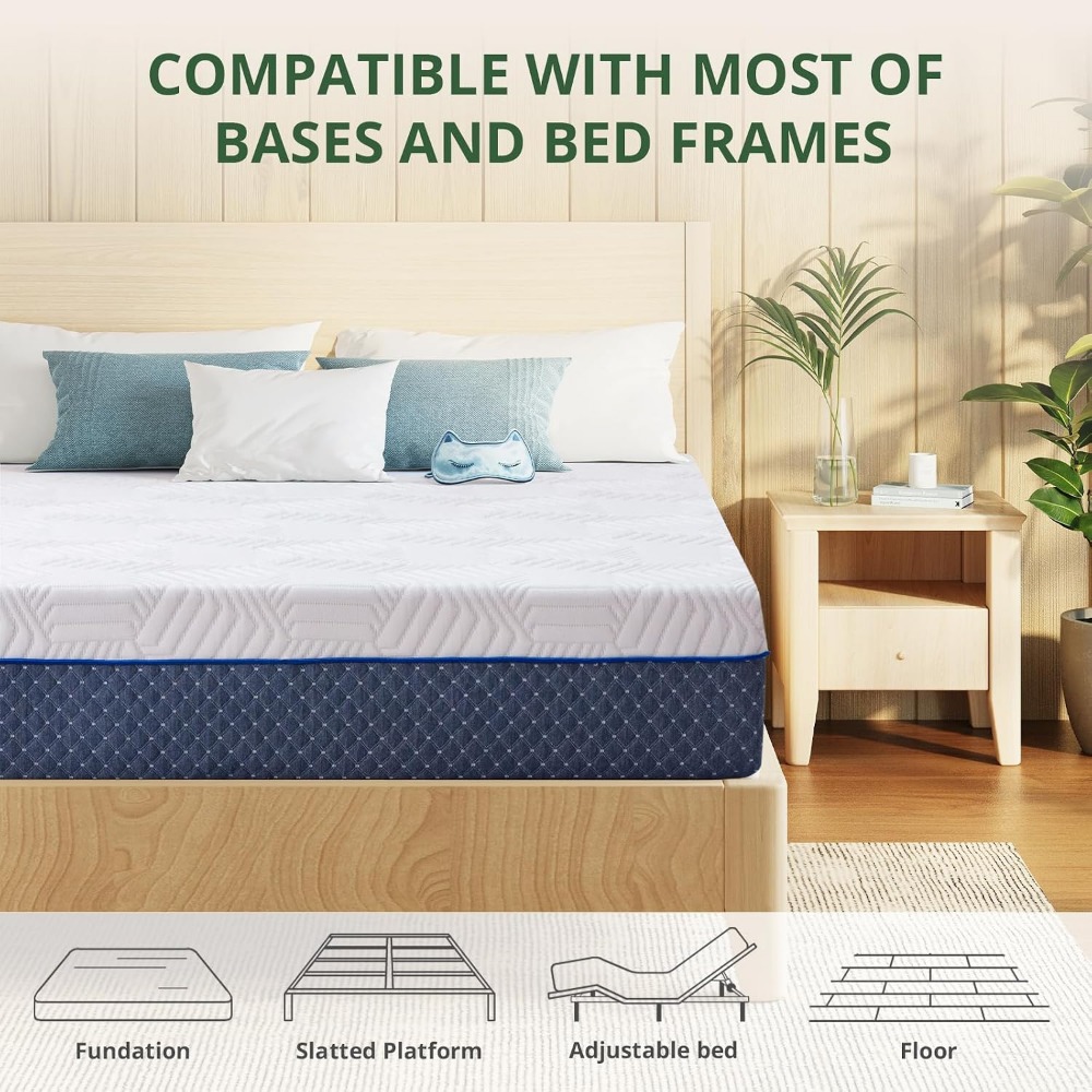 14 Inch Queen Size Gel Memory  - Memory Foam Mattress In A Box Queen 评论和价格