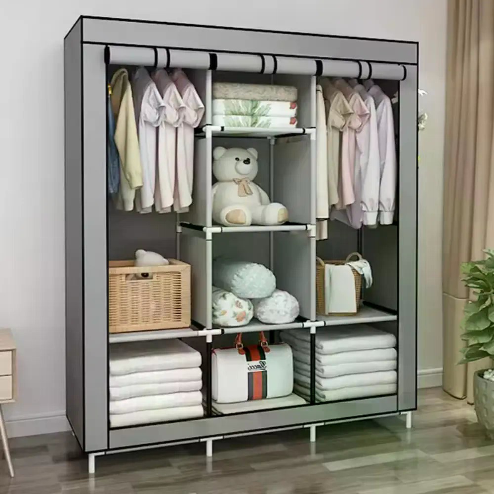 64-in Portable Covered Non-Wov - Wardrobe Closet Portable Fabric Cover 评论和价格