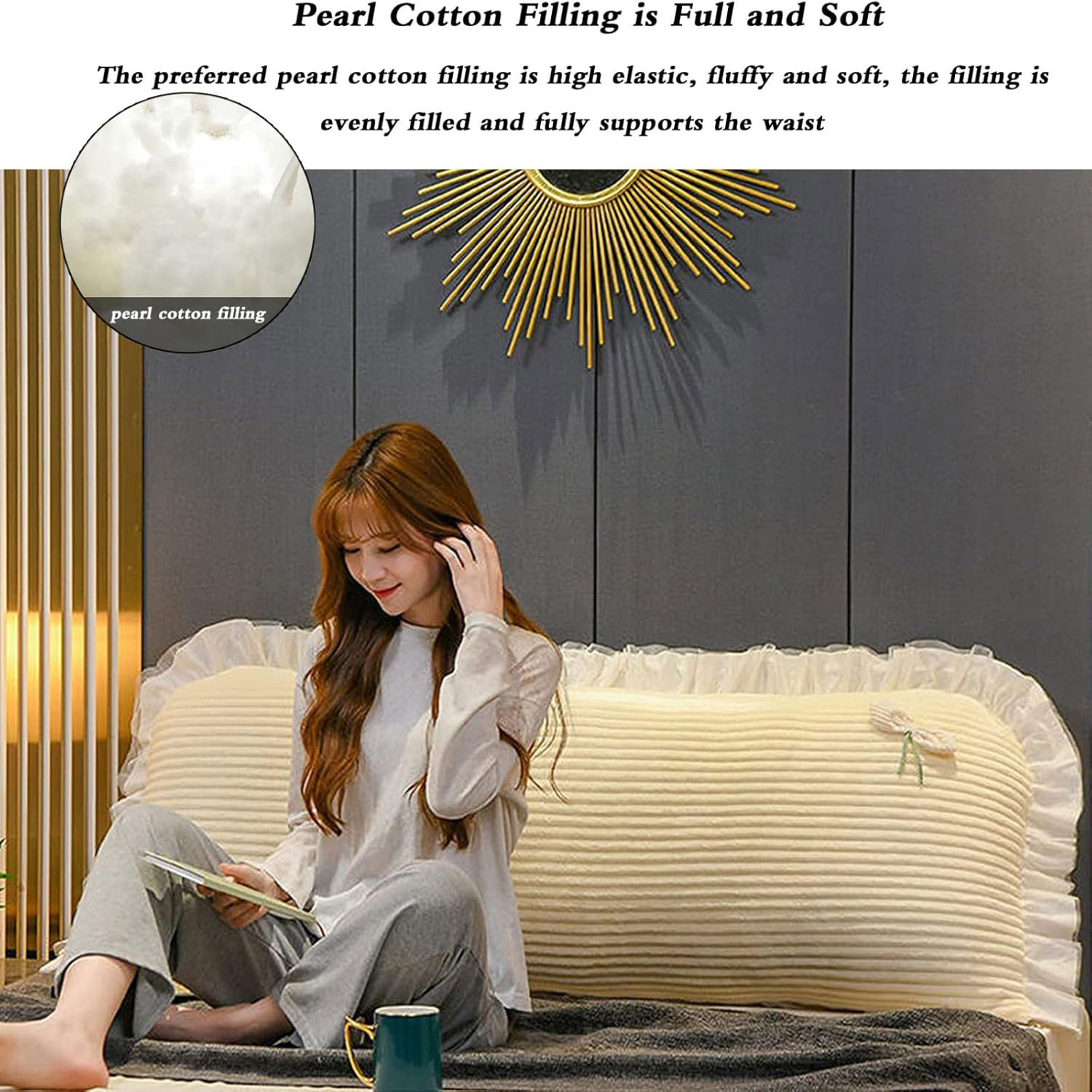 90/120/150CM Tatami Pillow Hea - Headboard Cushion Backrest Tatami 评论和价格